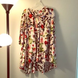 Oversized floral top